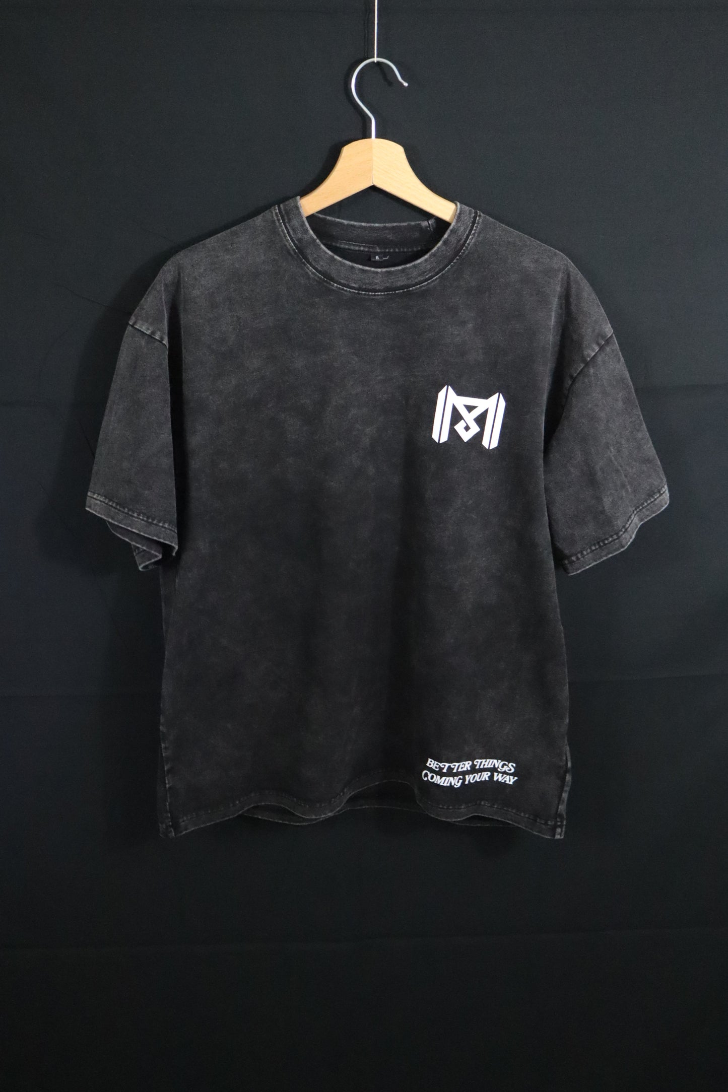 Black Oversize Snow Washed T-Shirt