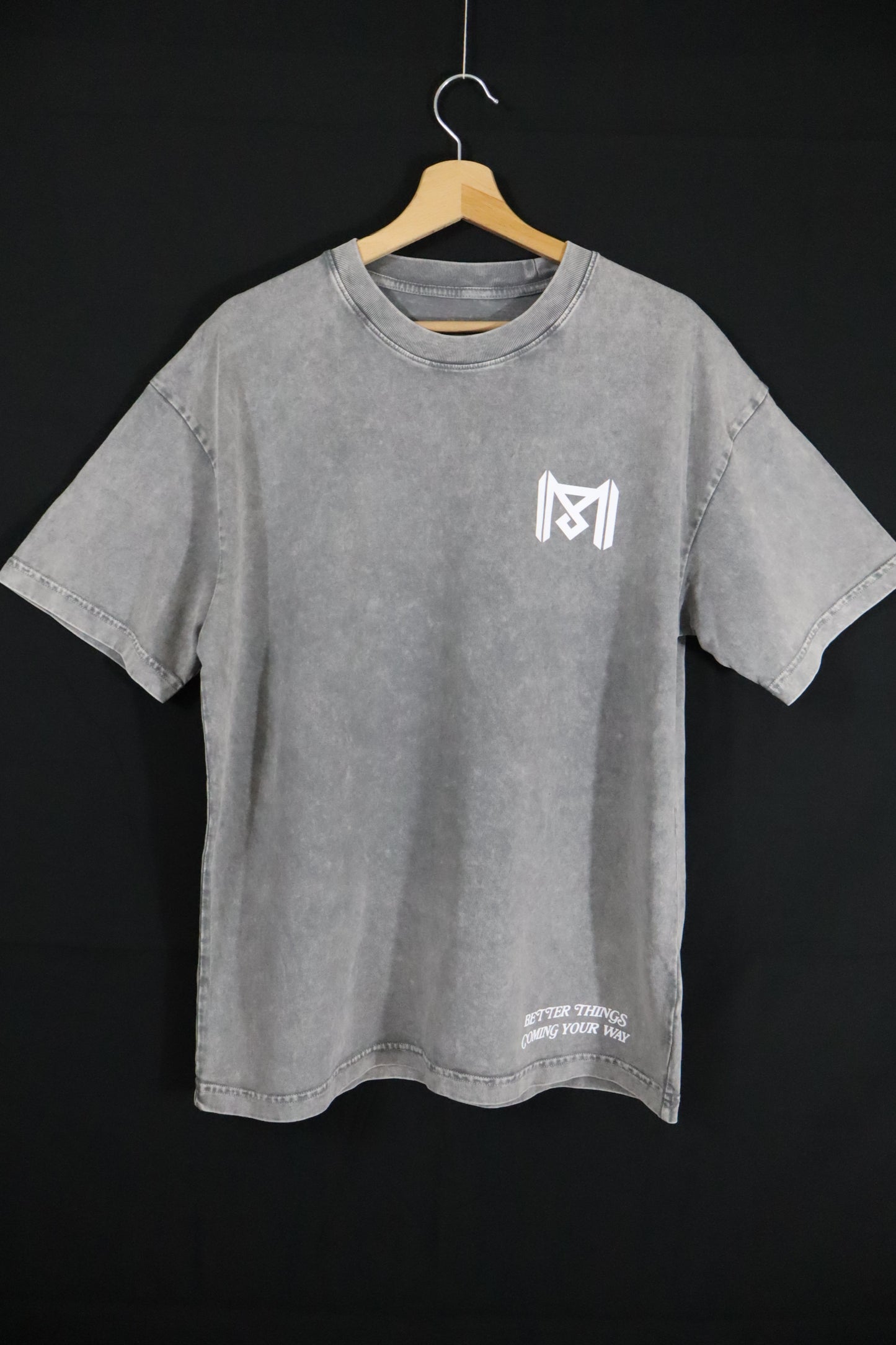Gray Oversize Snow Washed T-Shirt