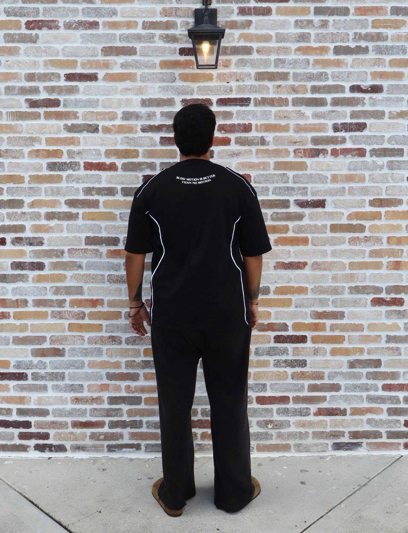 Contrast Piped Panel T-Shirt