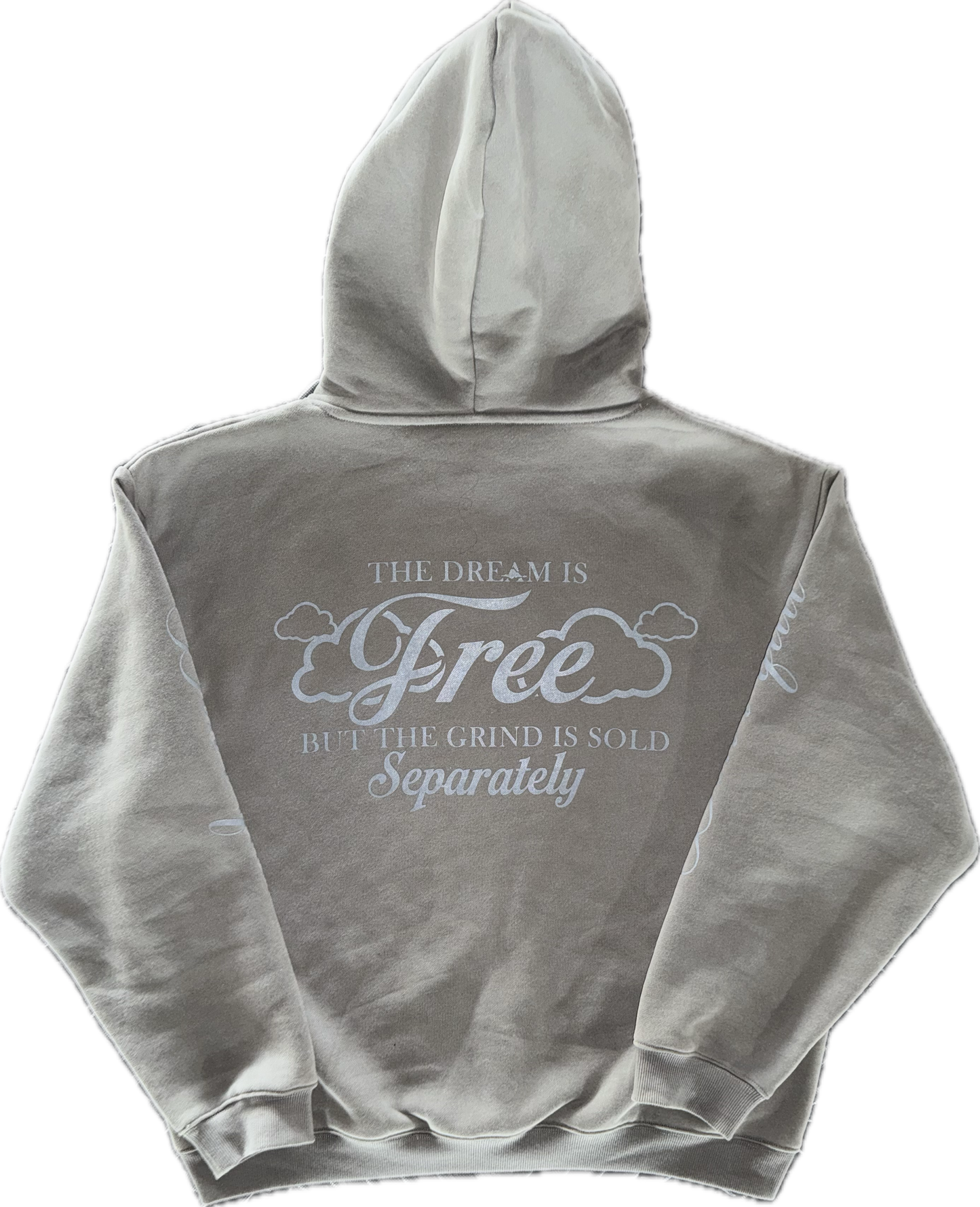 Dark Gray Fleeced Boxy Hoodie