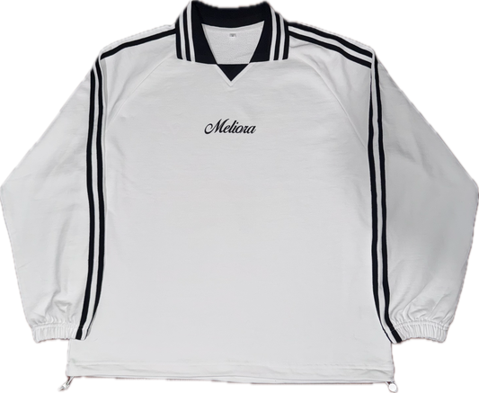 White Collar Sweatshirt